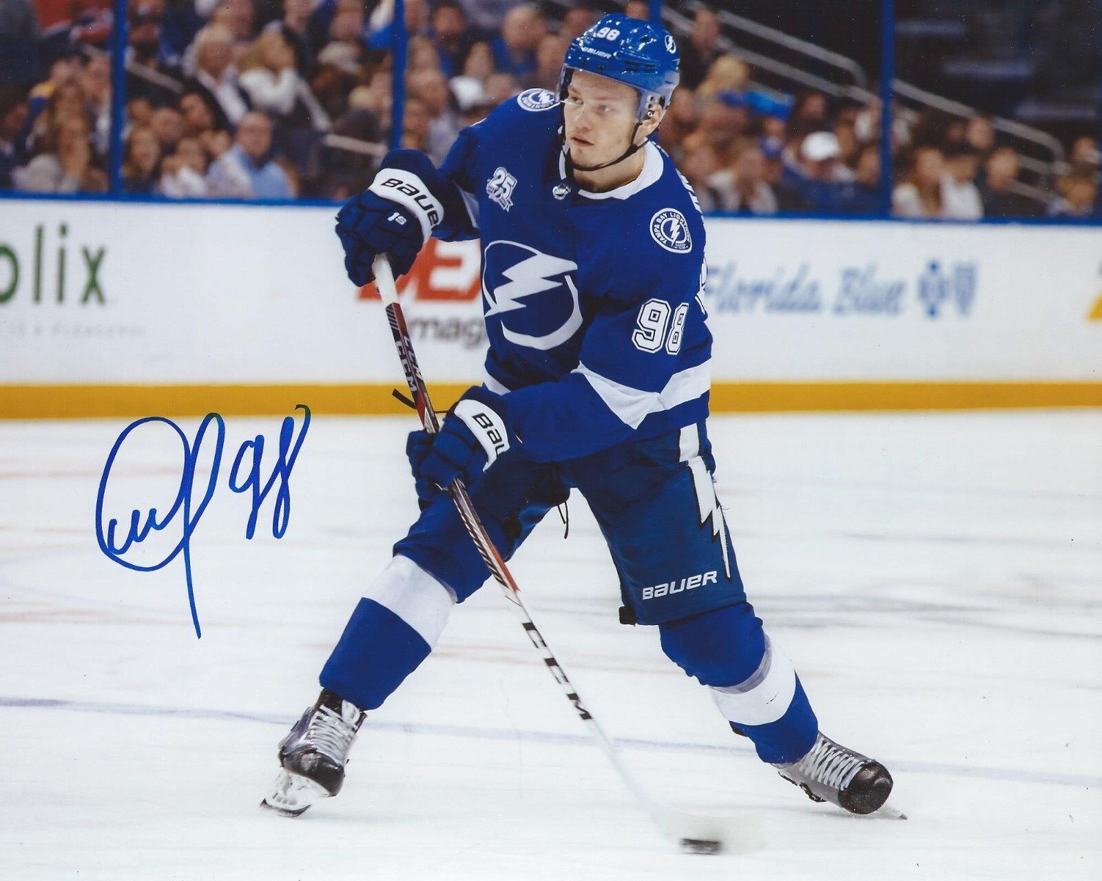 Mikhail Sergachev Signed 8x10 Photo Poster painting Tampa Bay Lightning Autographed COA B