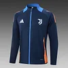 2024/2025 Juventus Long Zipped Jacket Royal Blue Soccer Jersey 1:1 Thai Quality