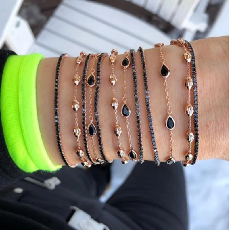 Women plus size clothing Water Drop Braided Gravel Star Bracelet Sets Wholesale Cheap Jewelry-Nordswear