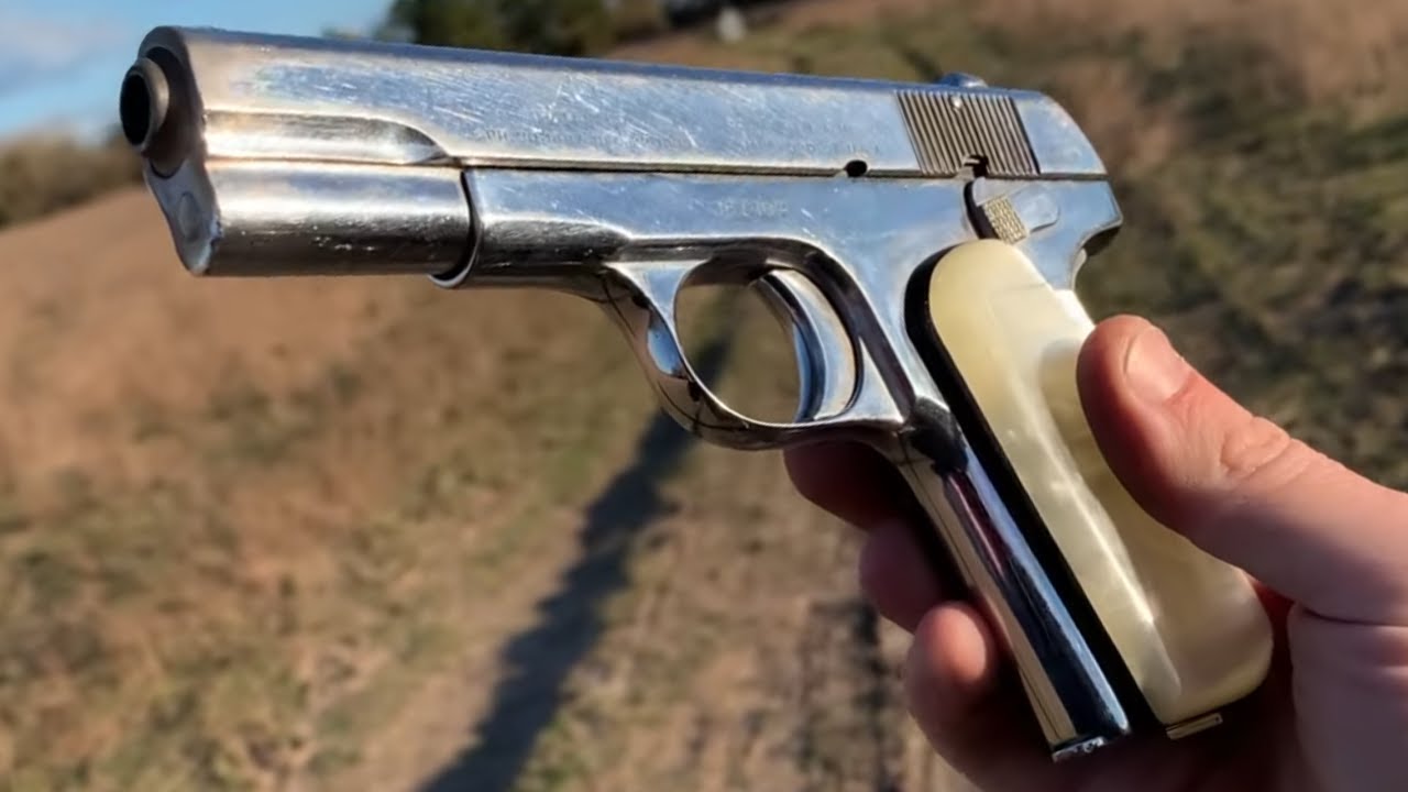 Colt Model 1903 Pocket Hammerless POV Firing