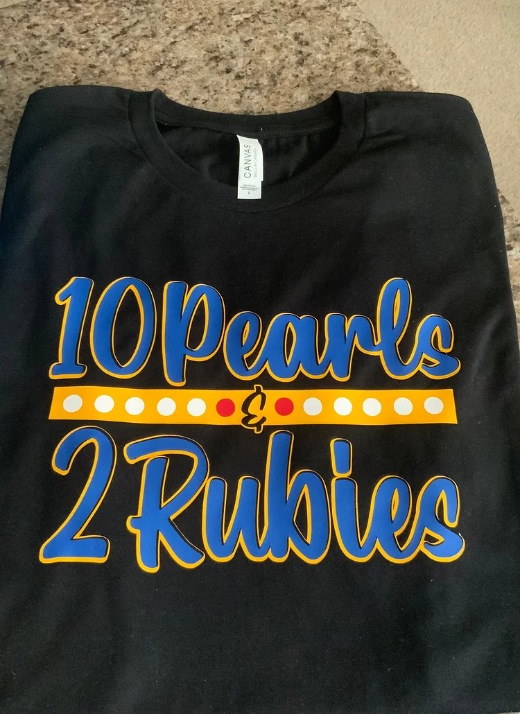 10 Pearls & 2 Rubies T-Shirt