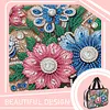 DIY Diamond Art Rhinestone Makeup Bag Crystal Transparent PVC Storage Pack Gift