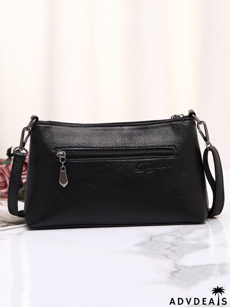 Floral Pattern Square Bag