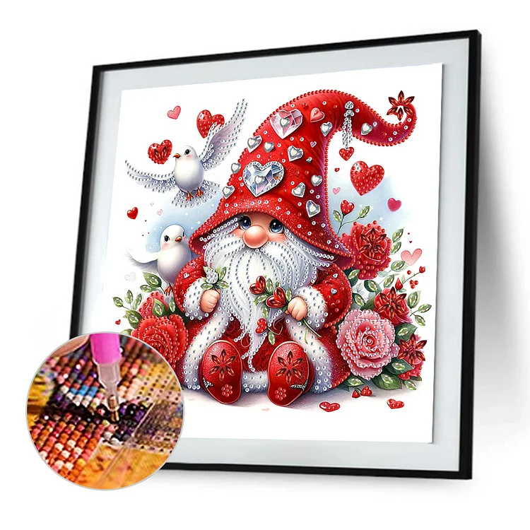 Gnome Santa Love Heart Paint By Number For Adults Canvas Arts And Crafts  For Adults Wall Art Mother's Gift Wholesale 2023 HOT - AliExpress
