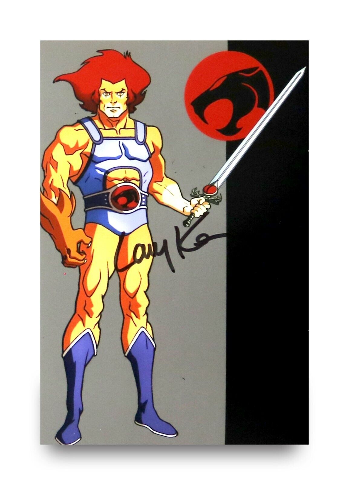 Larry Kenney Signed 6x4 Photo Poster painting Lion-O ThunderCats Autograph Memorabilia + COA