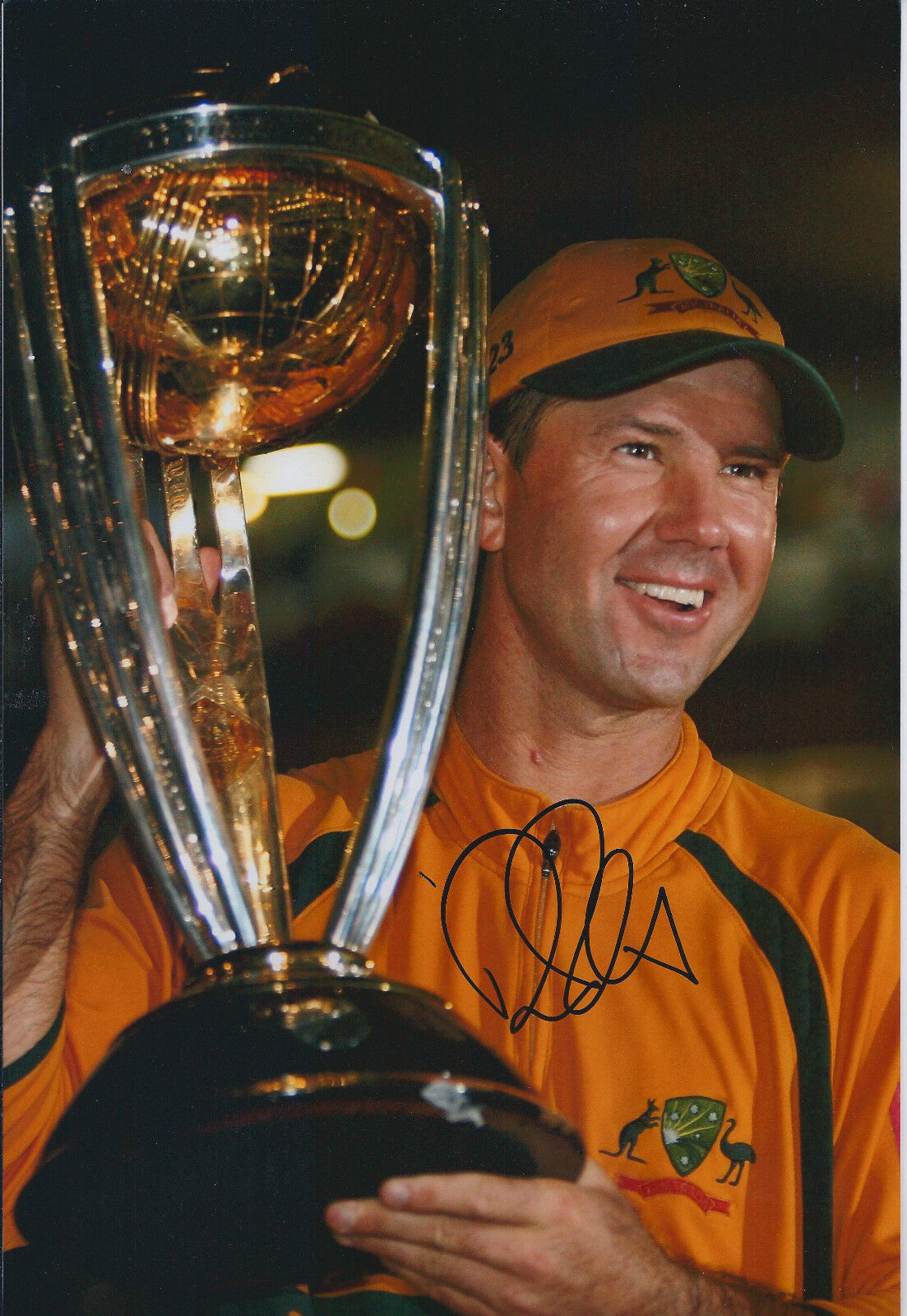 Ricky PONTING Signed Autograph 12x8 Photo Poster painting AFTAL COA Australia CRICKET Genuine