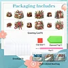 6PCS DIY Diamond Art Greeting Cards Xmas Atmosphere Congratulations Cards & Gift