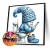 Diamond Painting-DIY Full Round Drill Toilet Gnome