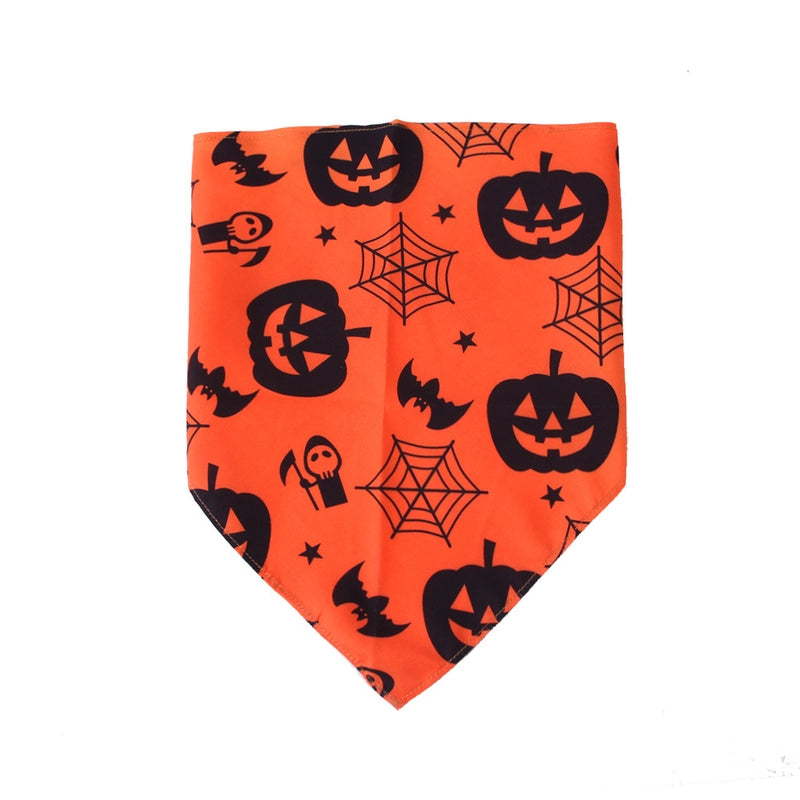 New Popular Halloween Pet’s Saliva Towel Dog Bandana Cat Pet Triangular Scarf Bib