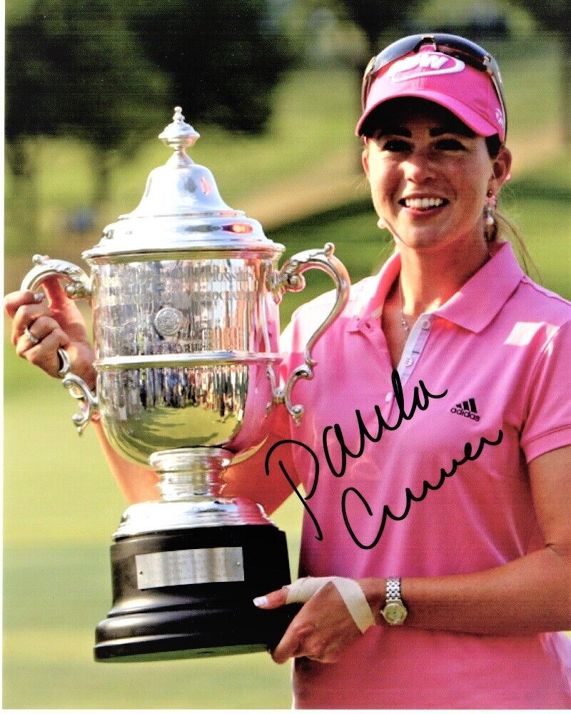 Paula Creamer Signed - Autographed LPGA Golf 8x10 inch Photo Poster painting with Certificate