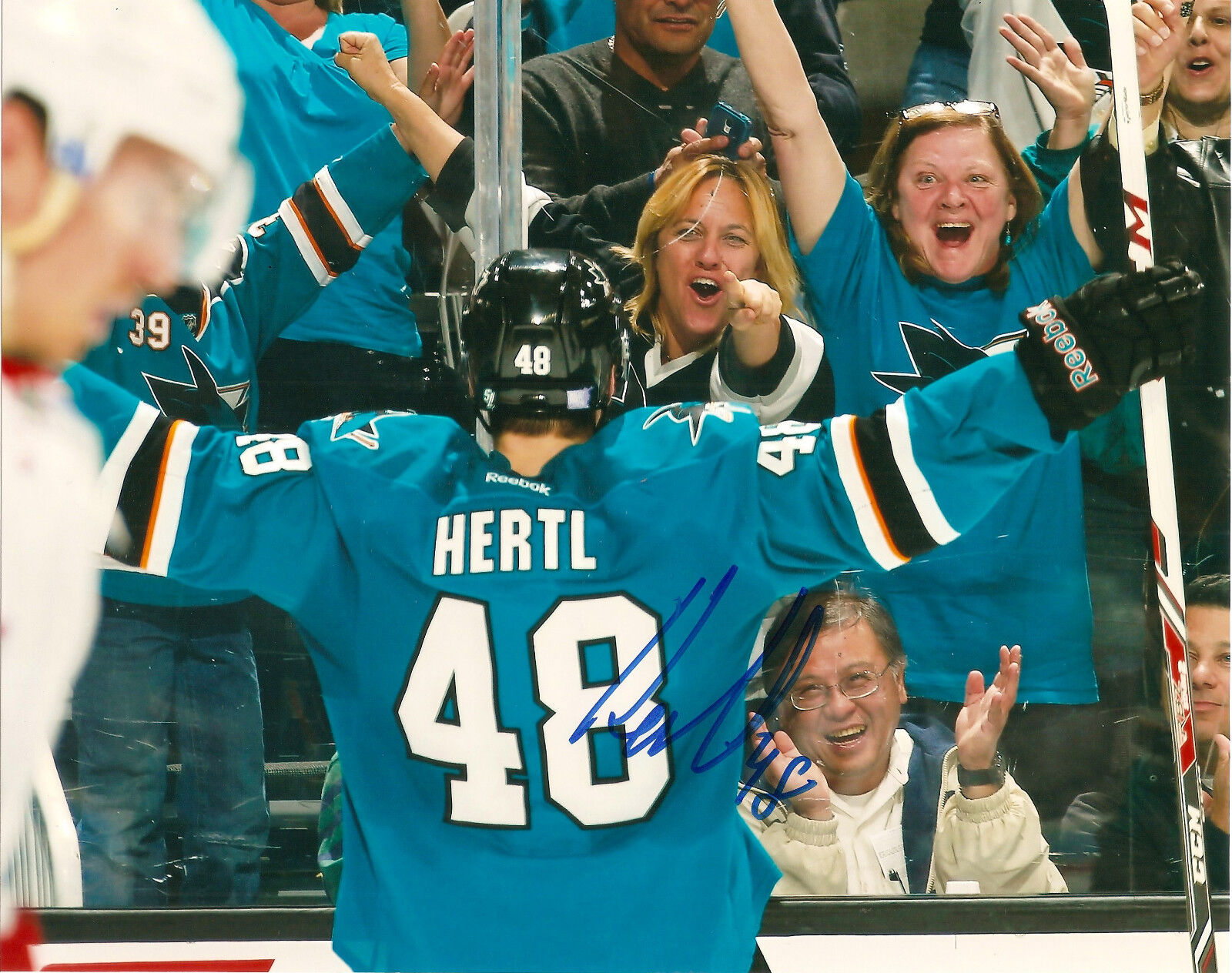 San Jose Sharks Tomas Hertl Autographed Signed 8x10 Photo Poster painting COA B