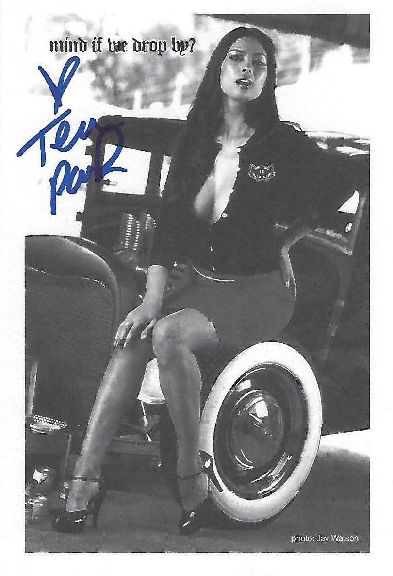 Tera Patrick Signed Garage Magazine Subscription Card PSA/DNA COA Photo Poster painting Auto'd