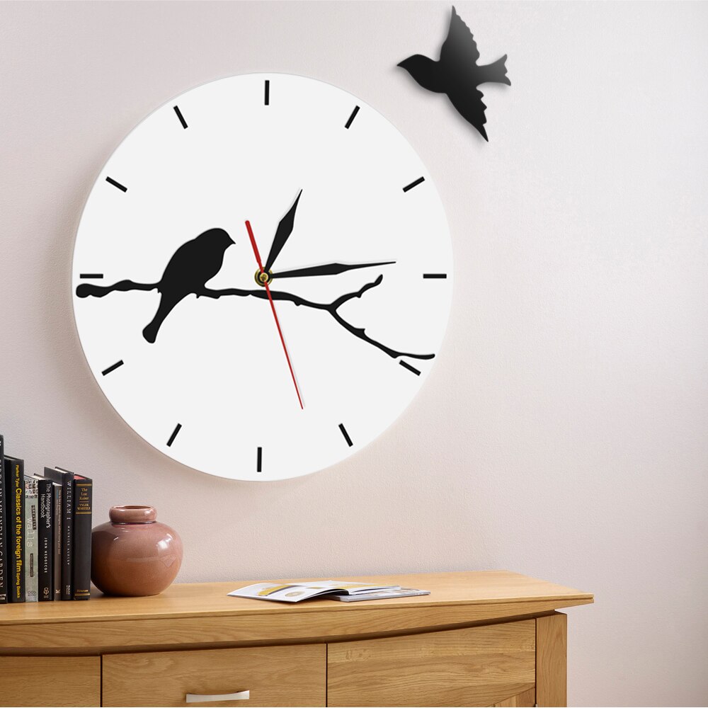 

Bird - Frameless Acrylic Wall Clock, 501 Original