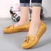 Women's hollow soft leather breathable moccasins sandals 2022