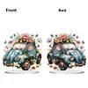 DIY Flower Classic Car Diamond Painting Acrylic Desktop Ornaments