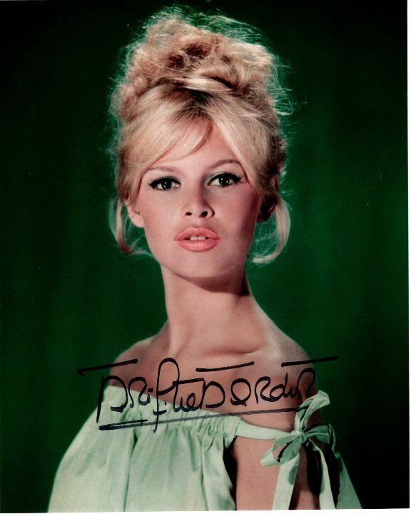 BRIGITTE BARDOT signed autographed 8x10 Photo Poster painting