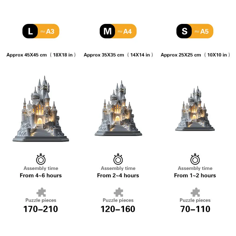 Fantasy Castle Wooden Jigsaw Puzzle