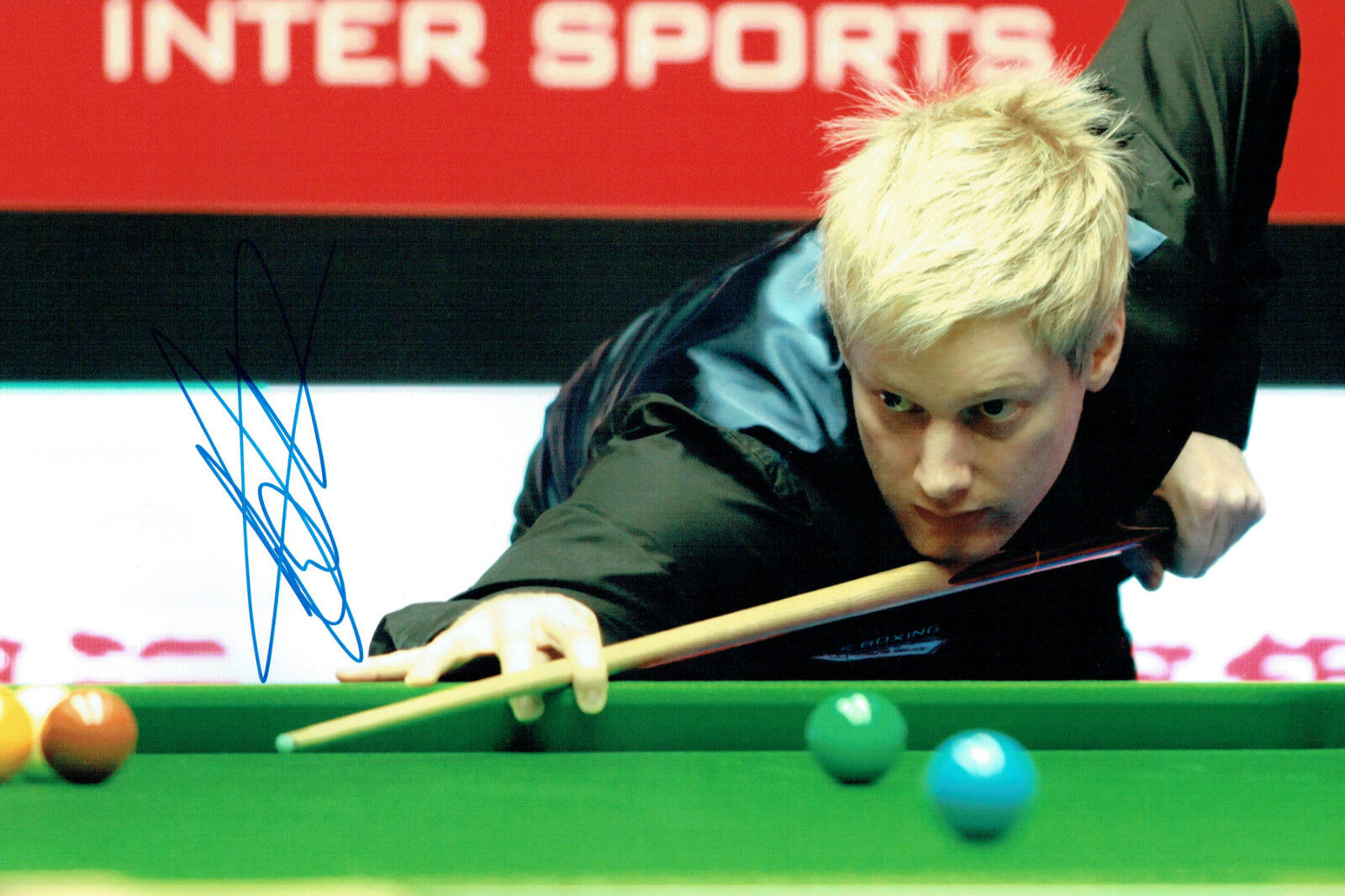 Neil ROBERTSON Signed Autograph Snooker 12x8 Photo Poster painting AFTAL COA Sheffield Crucible