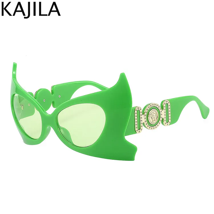 Butterfly Cat Eye Sunglasses Women Men 2024 Luxury Brand Designer Punk Sun Glasses For Ladies Party Shades Eyewear UV400