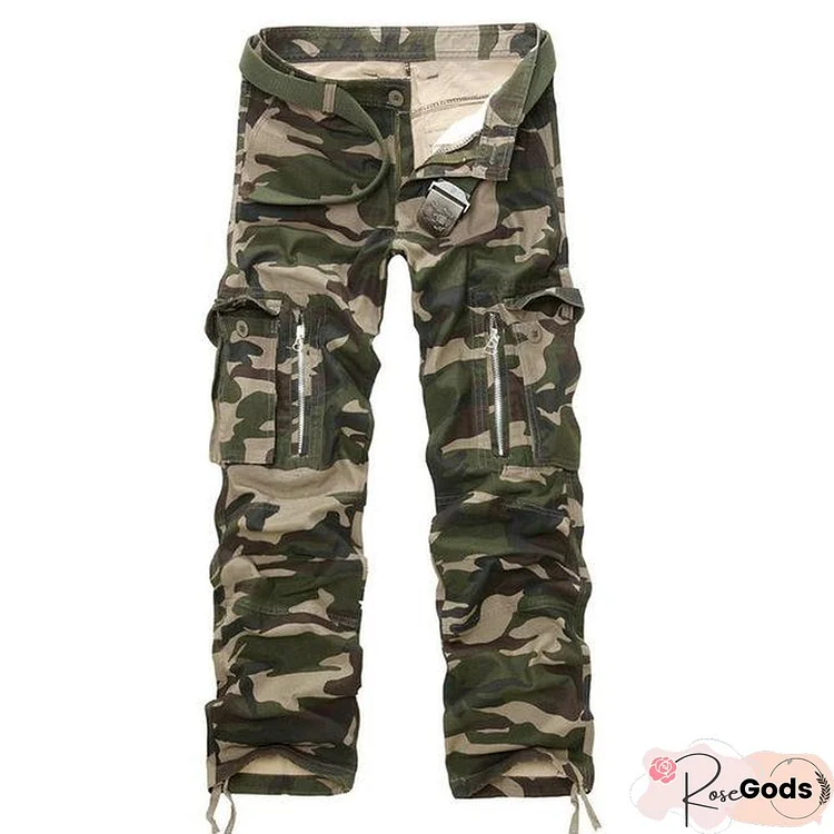 Men Military Cargo Pants Men Camouflage Tactical Casual Cotton Casual Trousers Men Pantaloon Hombre