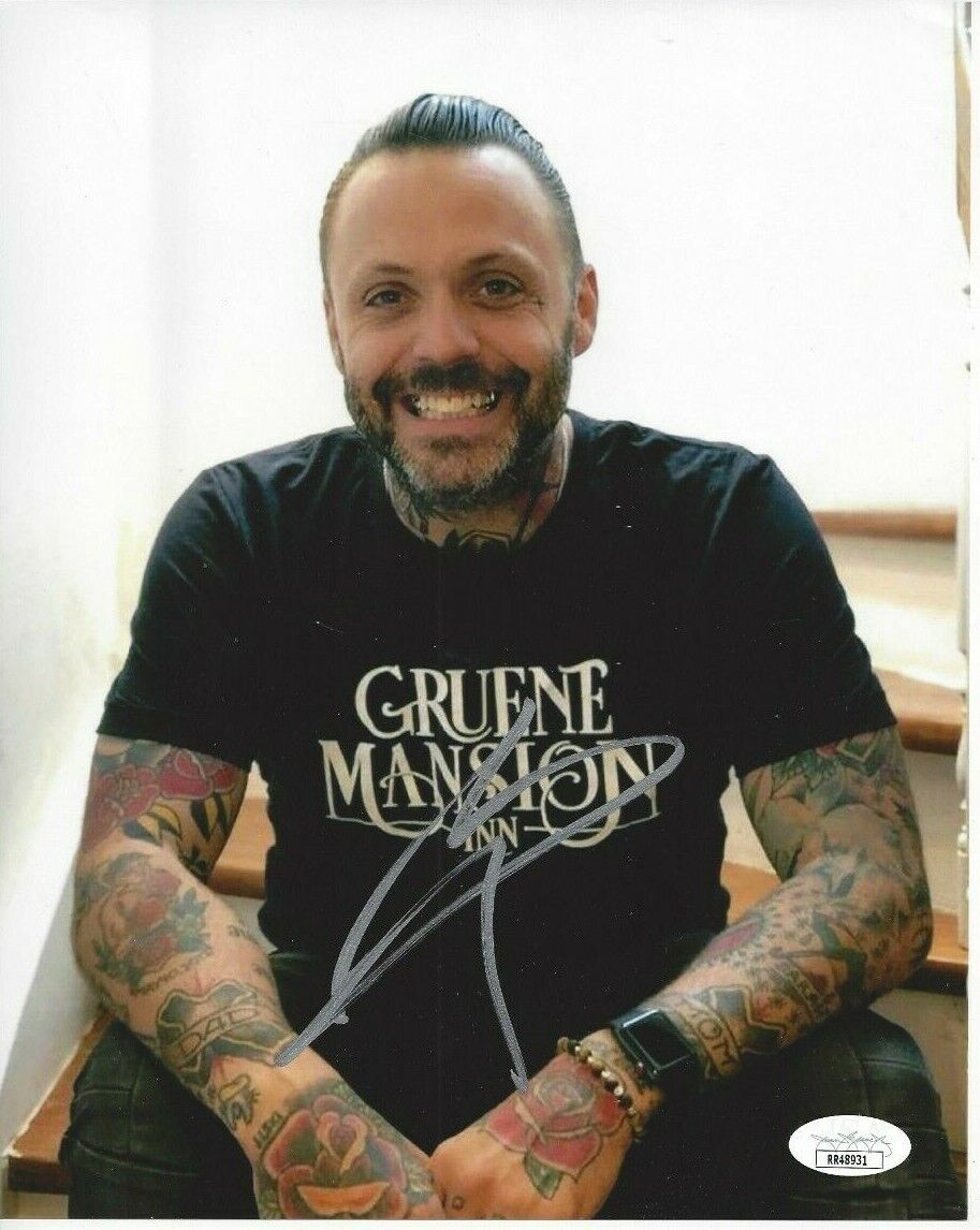 Justin Furstenfeld Autographed 8x10 Blue October JSAC456