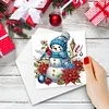 Diamond Painting Christmas Snowman Greeting Cards Congratulations Cards & Gifts
