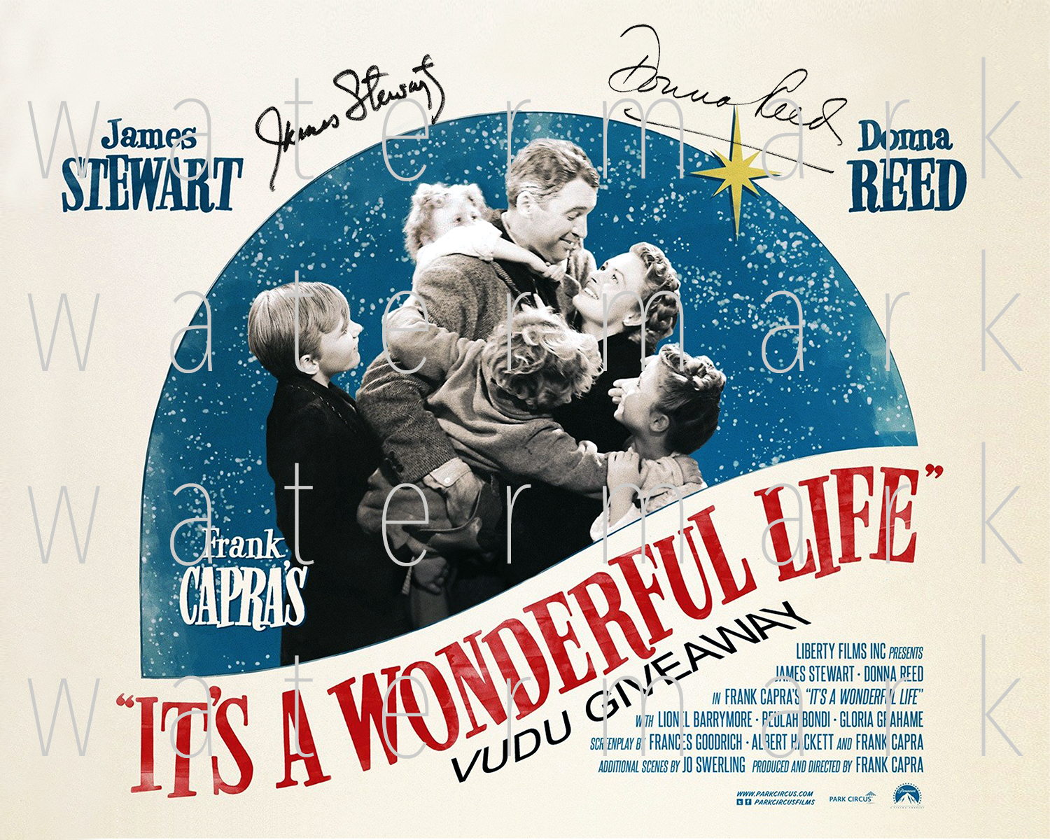 It's Wonderful Life signed Photo Poster painting Stewart 8X10 print poster picture autograph RP