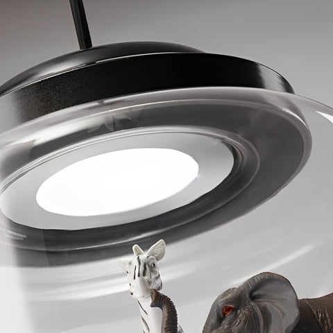 Personality Animal Model Decor Glass Jar Pendant Light - Dazuma