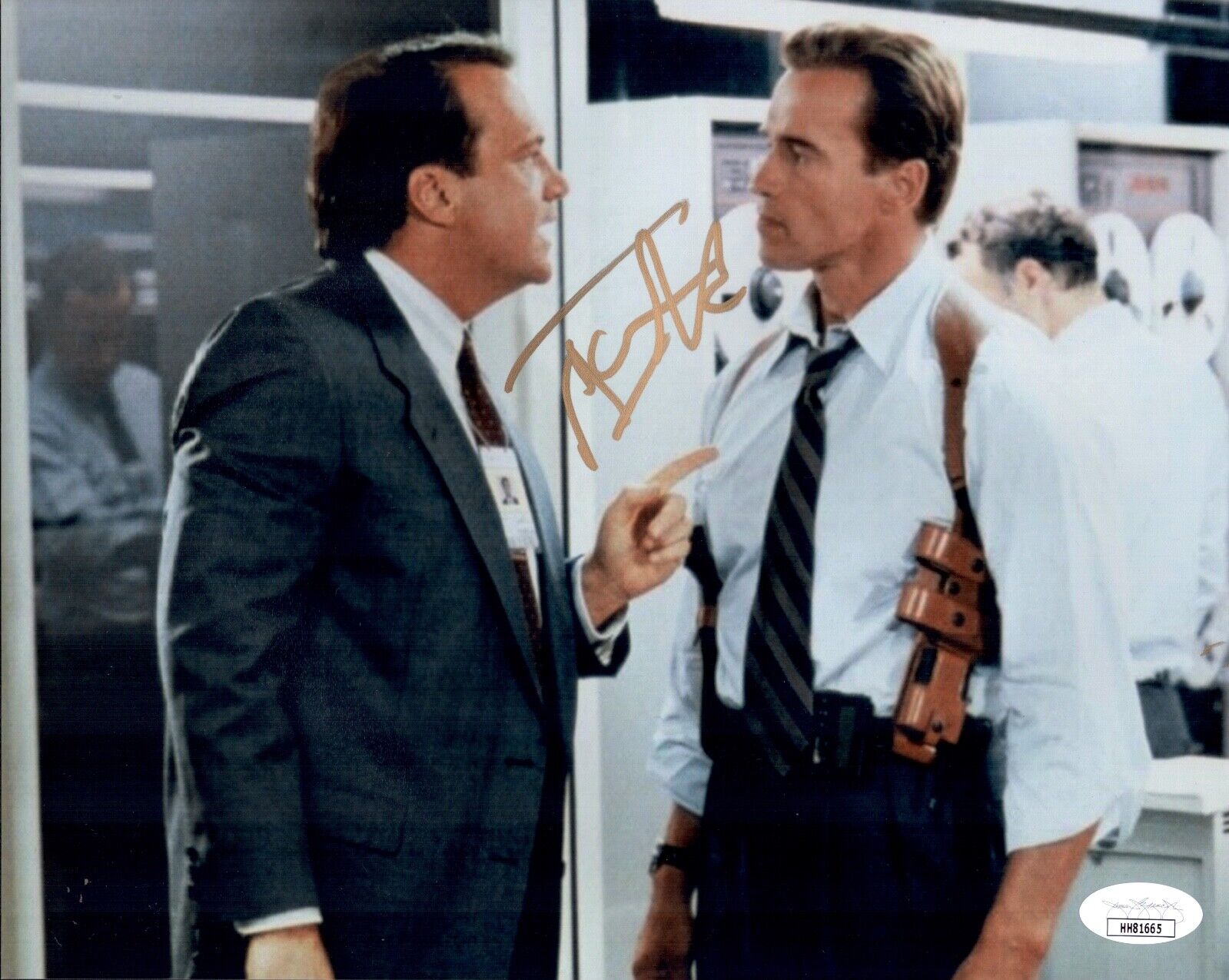 TOM ARNOLD Hand Signed 8X10 TRUE LIES Photo Poster painting IN PERSON Autograph JSA COA Cert