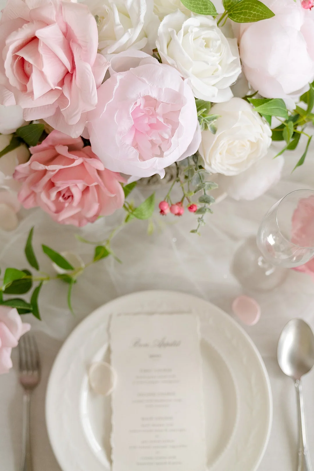 Natural Touch Peony Designer Flower Boxes