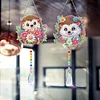 2pcs Hedgehog Diamond Painting Double-sided Crystal Window Suncatcher Craft Set Birthday Gifts Home Garden Decor Hanging Kit