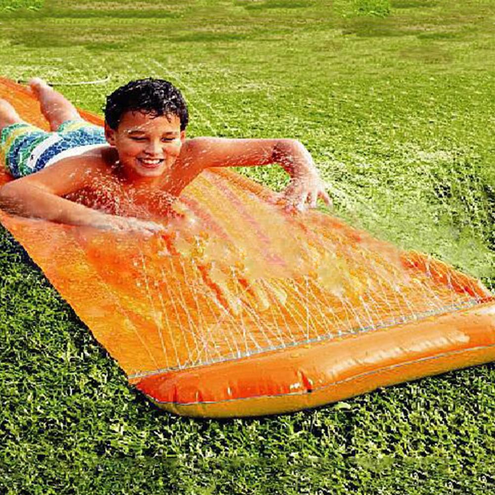 

PVC Outdoor Lawn Sprinkler Mat Surf Water Slide Kids Summer Water Game Toy, 501 Original