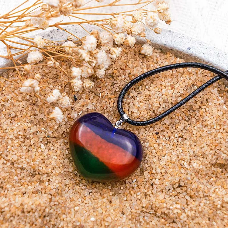 Color Cat's Eye Stone Necklace