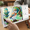 Bird Diamond Art Monthly Flip Tabletop Calendar January 2027 - December 2028 Small Desktop Calendar Planner 24 Months for Living Room Bedroom Office Desk Gift Giving