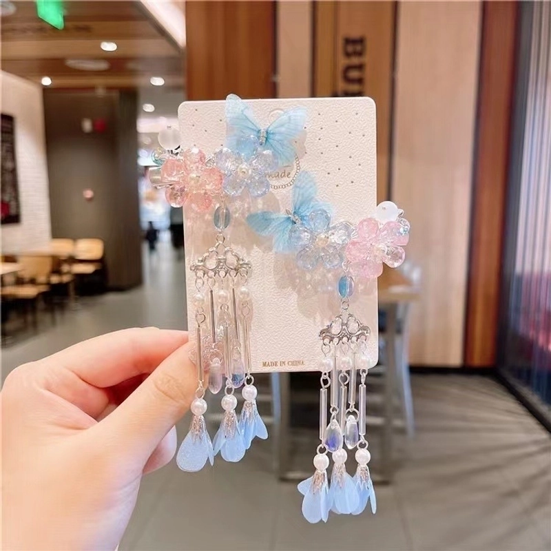 Ancient Style Tassel Hairpin Headdress Full Set Of Girls Hairpin Hair Accessories