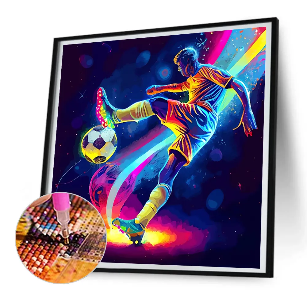 Diamond Painting - Full Round Drill - Soccer(Canvas|30*30cm)