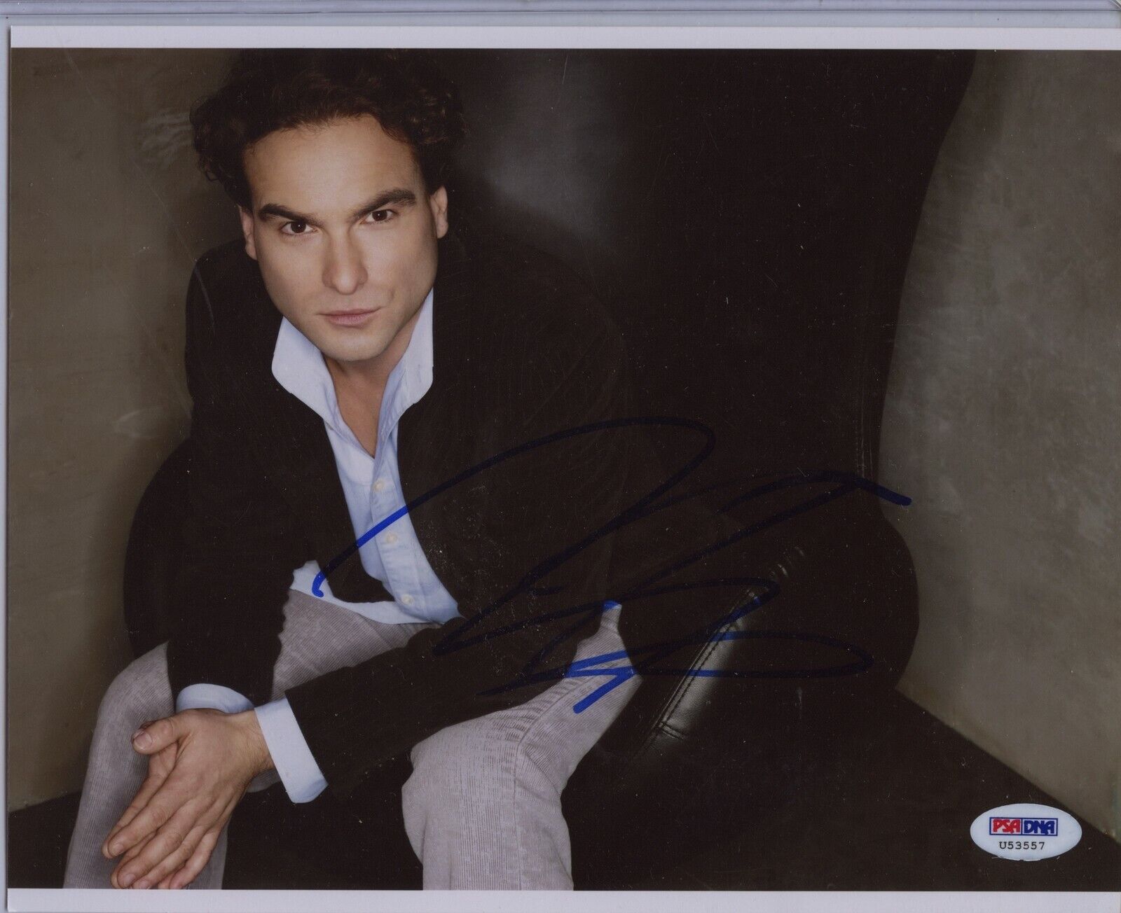 JOHNNY GALECKI 8x10 Photo Poster painting Signed Autographed Auto PSA DNA Big Bang Theory