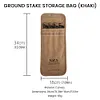 4/8 Pack Forged Steel Tent Pegs with Storage Bag Forged Steel Stakes for Camping