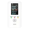 4-in-1 Portable Carbon Monoxide Alarm with Digital Display Plug-in Carbon Monoxide Detector Temperature and Humidity Monitor for Travel Home Hotel Camping RV