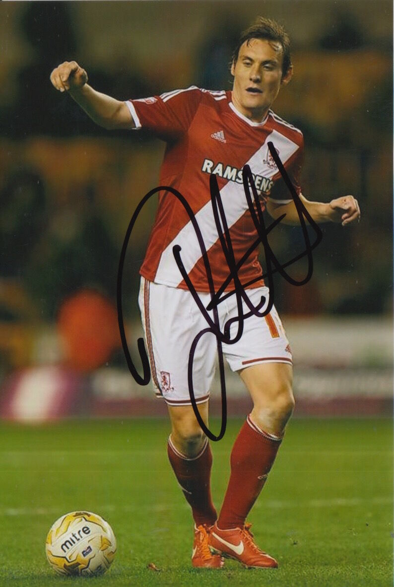 MIDDLESBROUGH HAND SIGNED DEAN WHITEHEAD 6X4 Photo Poster painting.