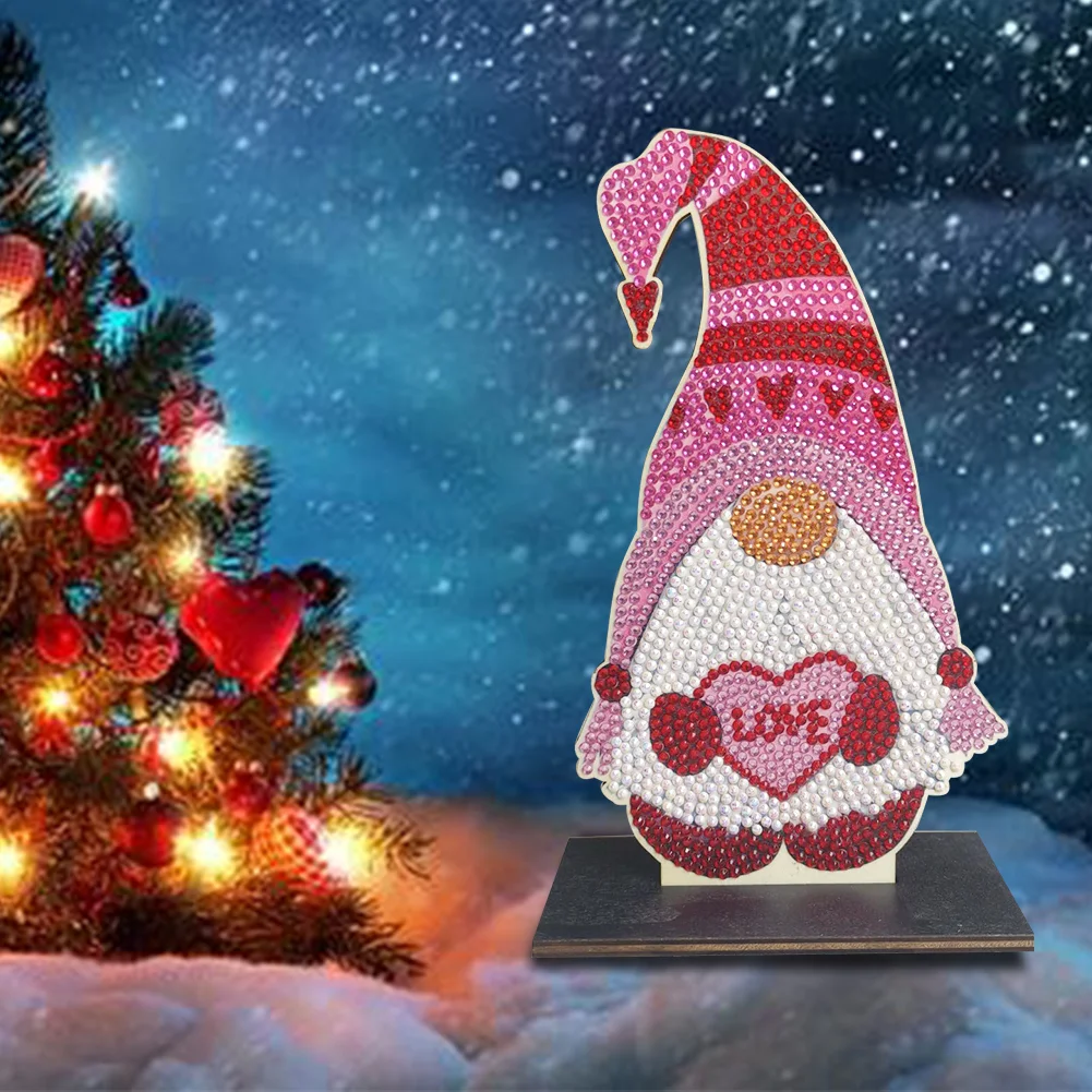 Christmas Diamond Art Ornaments Rhinestones Single-Sided for Kids Gifts