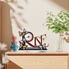 Diamond Painting Acrylic Butterfly Letter Clock Ornament