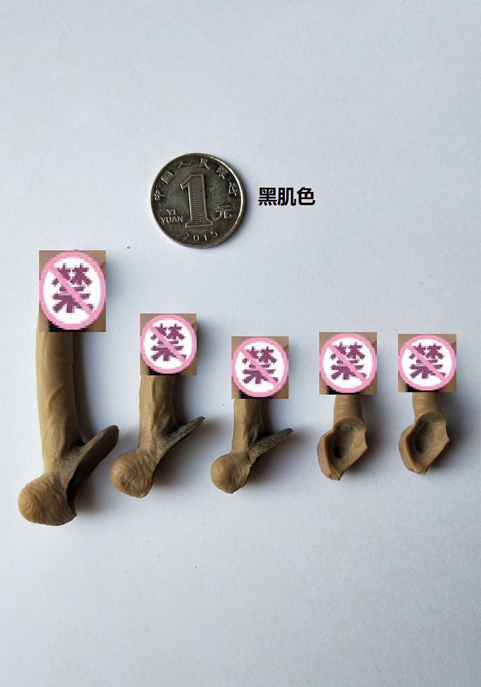 5pcs/pack 1:6 Action Figure Accessory Penis Soldier body Parts Male Genital color optional-aliexpress