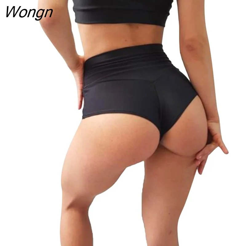 Wongn Woman Shorts Fashion White Black High Waist Lady Bodycon Shorts Summer Mini Sexy Shorts Solid Color Women Clothing