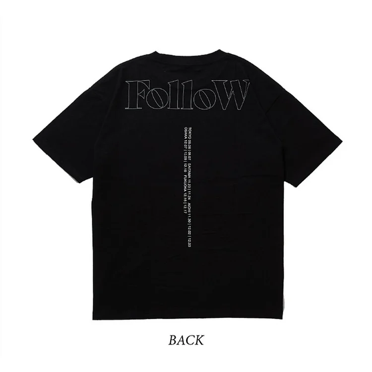 SEVENTEEN TOUR FOLLOW TO JAPAN T-SHIRT BLACK