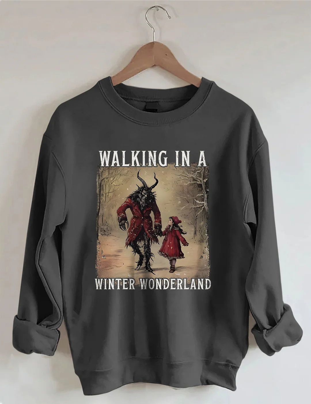 Walking In A Winter Wonderland Christmas Sweatshirt