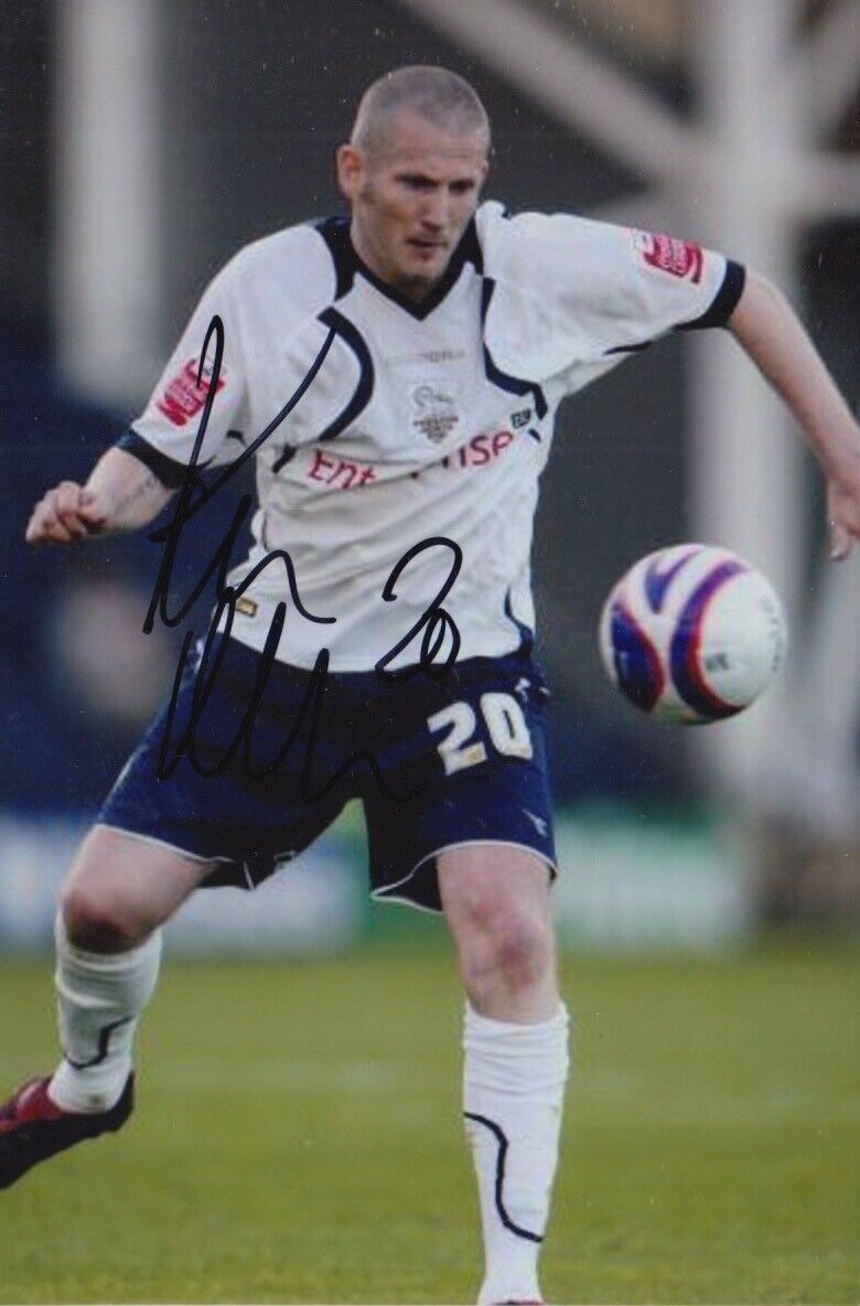 KEVIN NICHOLLS HAND SIGNED 6X4 Photo Poster painting PRESTON NORTH END FOOTBALL AUTOGRAPH