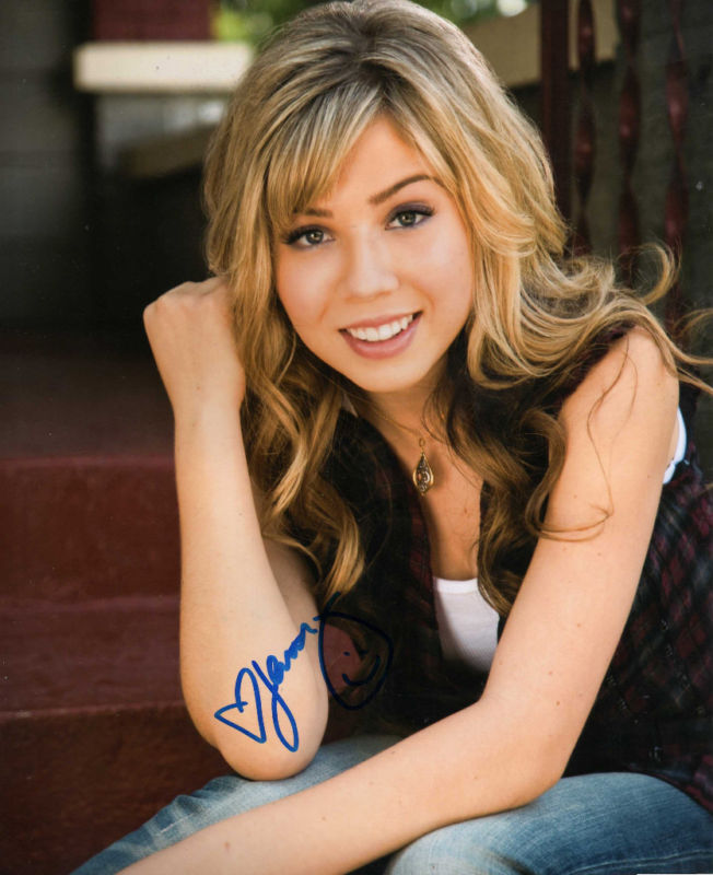 JENNETTE MCCURDY ICARLY SAM SIGNED 8X10 PICTURE*PROOF