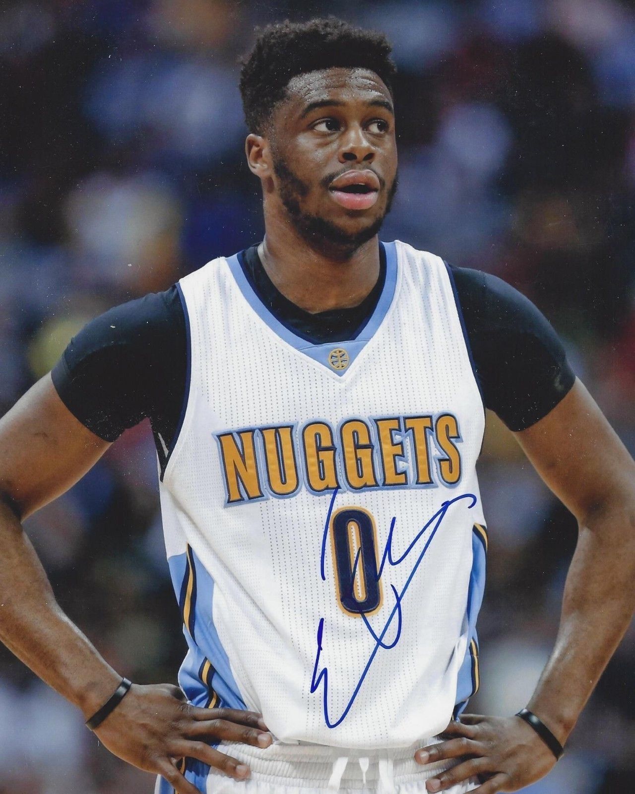 Emmanuel Mudiay Autographed 8x10 Denver NuggegtsA128