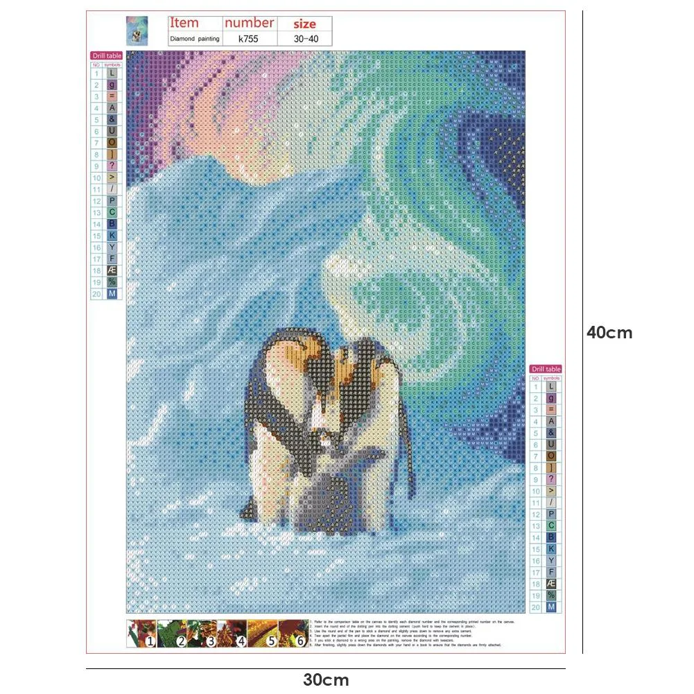 Full Round Diamond Painting 40*30cm - Animal